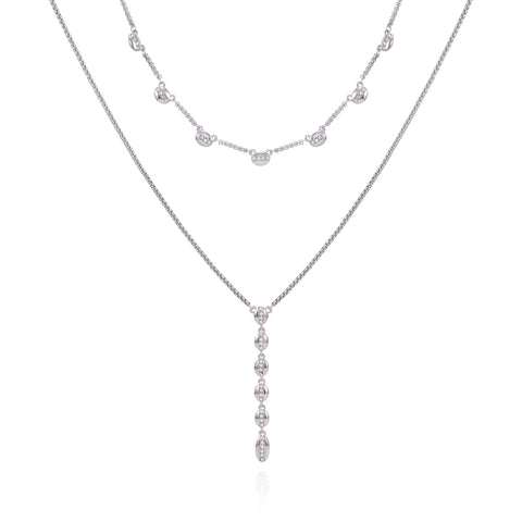 Crystal Layered Necklace - Vince Camuto