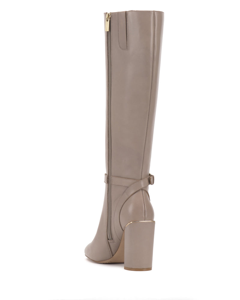 Joanel Belt Buckle Wide Calf Knee High Boot - Vince Camuto