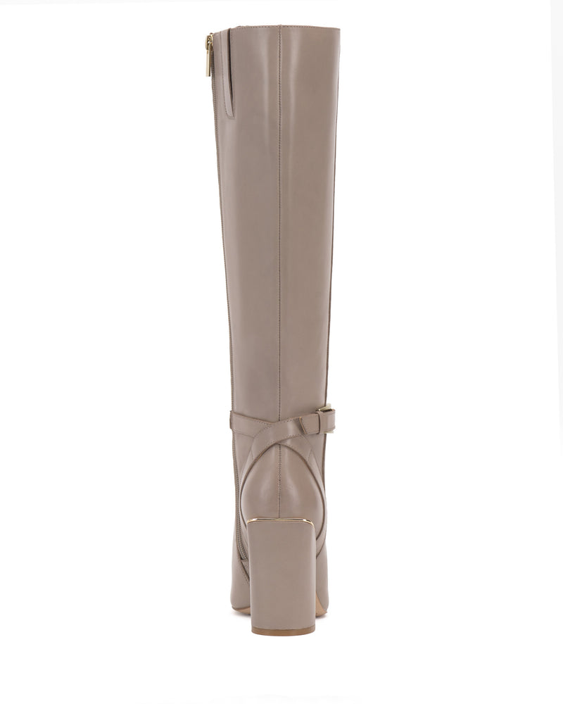 Joanel Belt Buckle Wide Calf Knee High Boot - Vince Camuto