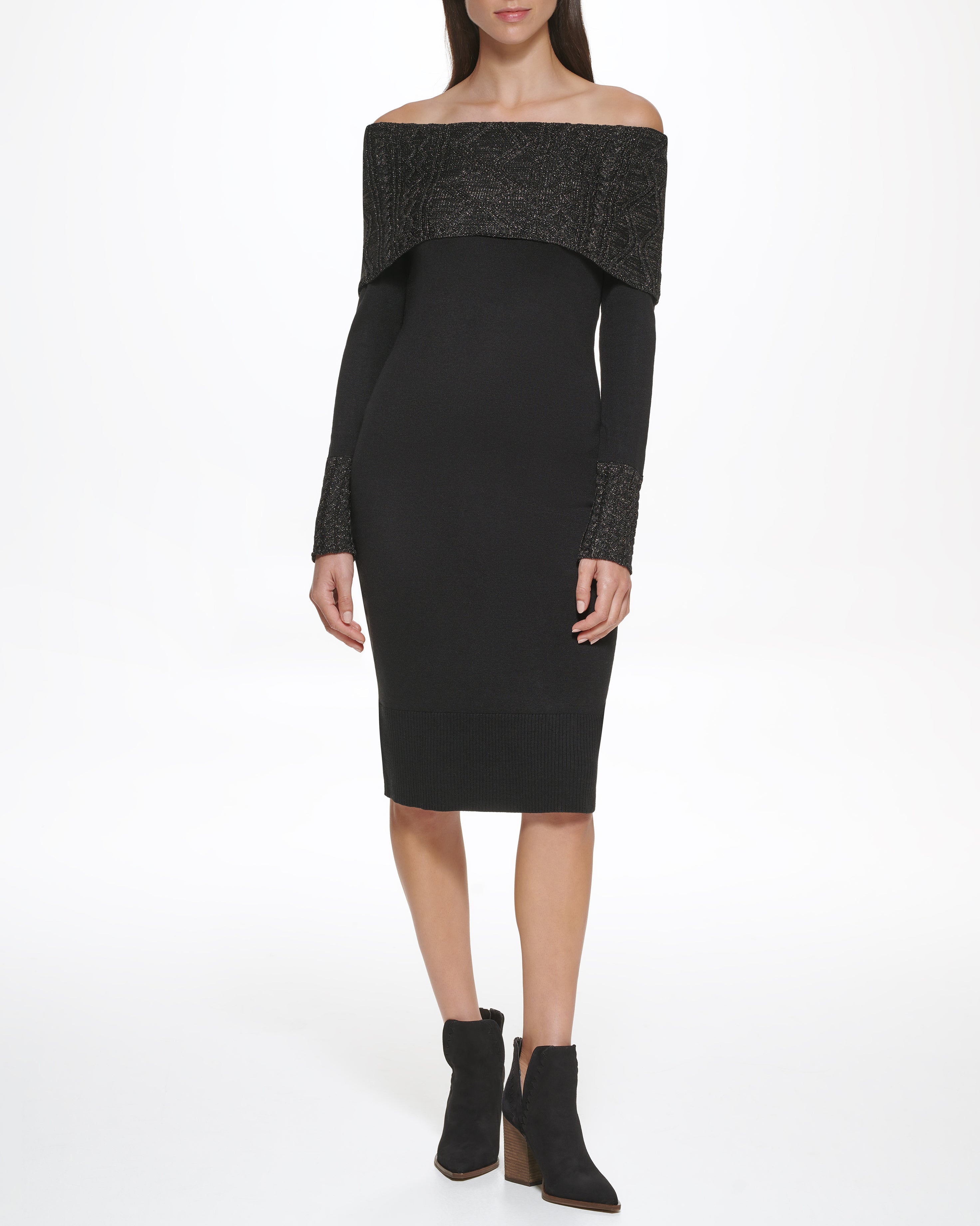 Vince camuto ottoman detail sweater dress hotsell