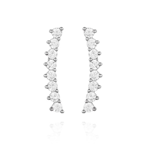 Cubic Zirconia Climber Earrings - Vince Camuto