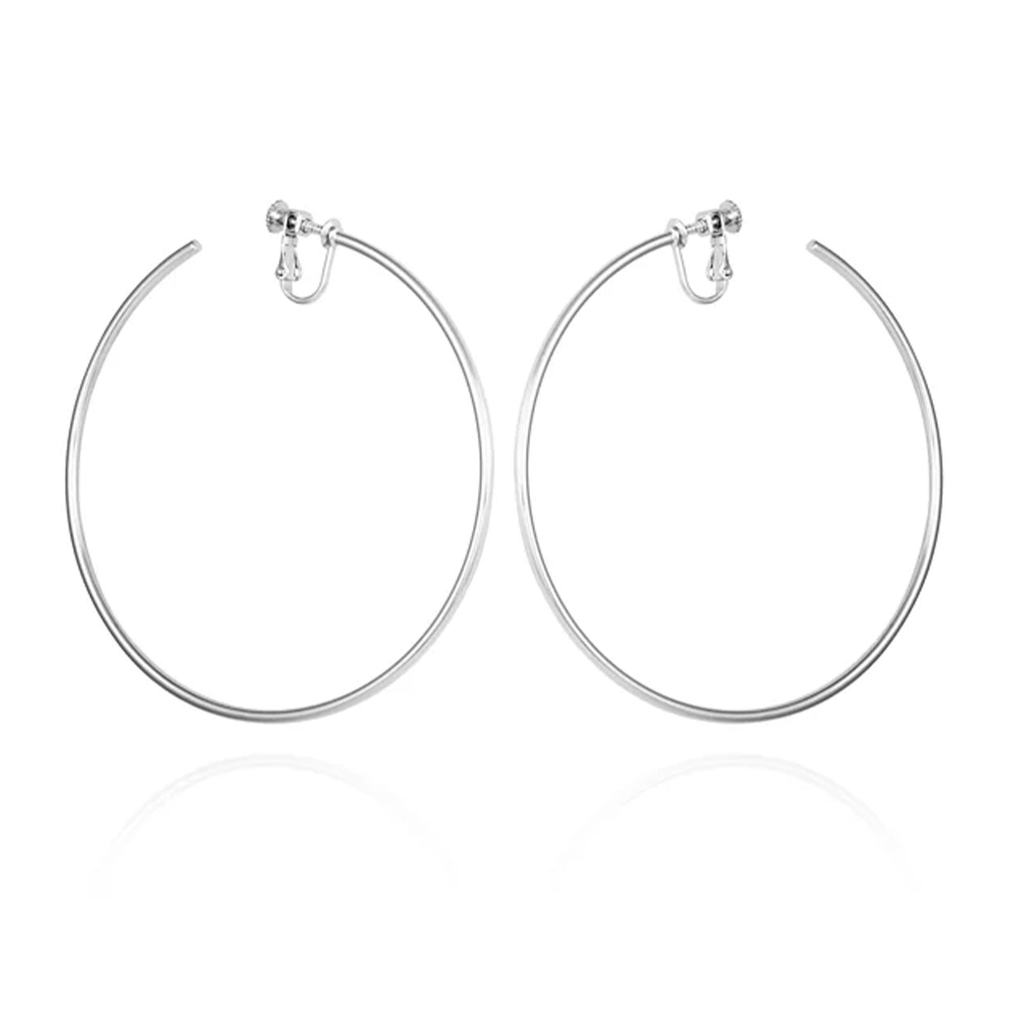 Extra Large Open Hoop Clip On Earrings Vince Camuto