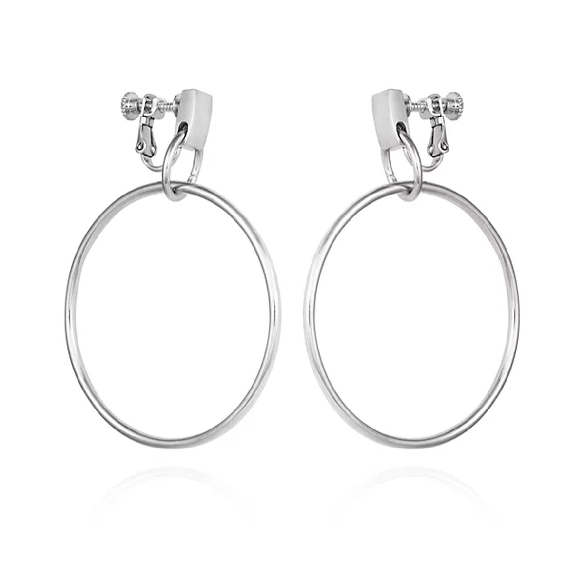 Drop Hoop Clip On Earrings - Vince Camuto