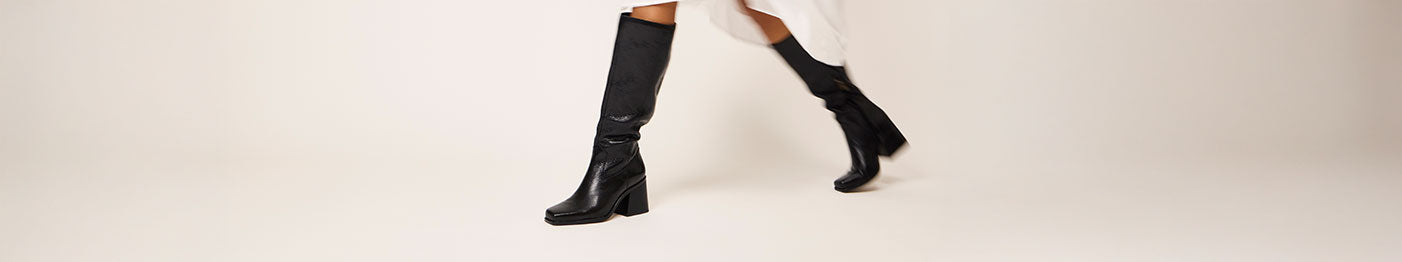 【CLANE】STRAIGHT KNEE HIGH BOOTS Demonia ASSAULT-218 Women's 4 3/4
