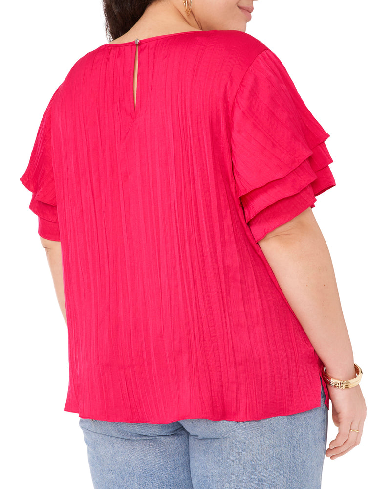 Pleated Blouse - Vince Camuto