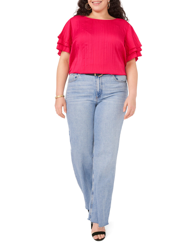 Pleated Blouse - Vince Camuto