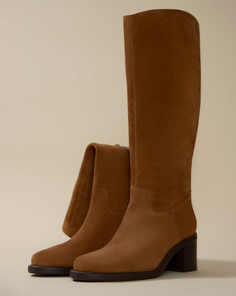 Amree Knee High Boot - Burnt Sugar - Vince Camuto
