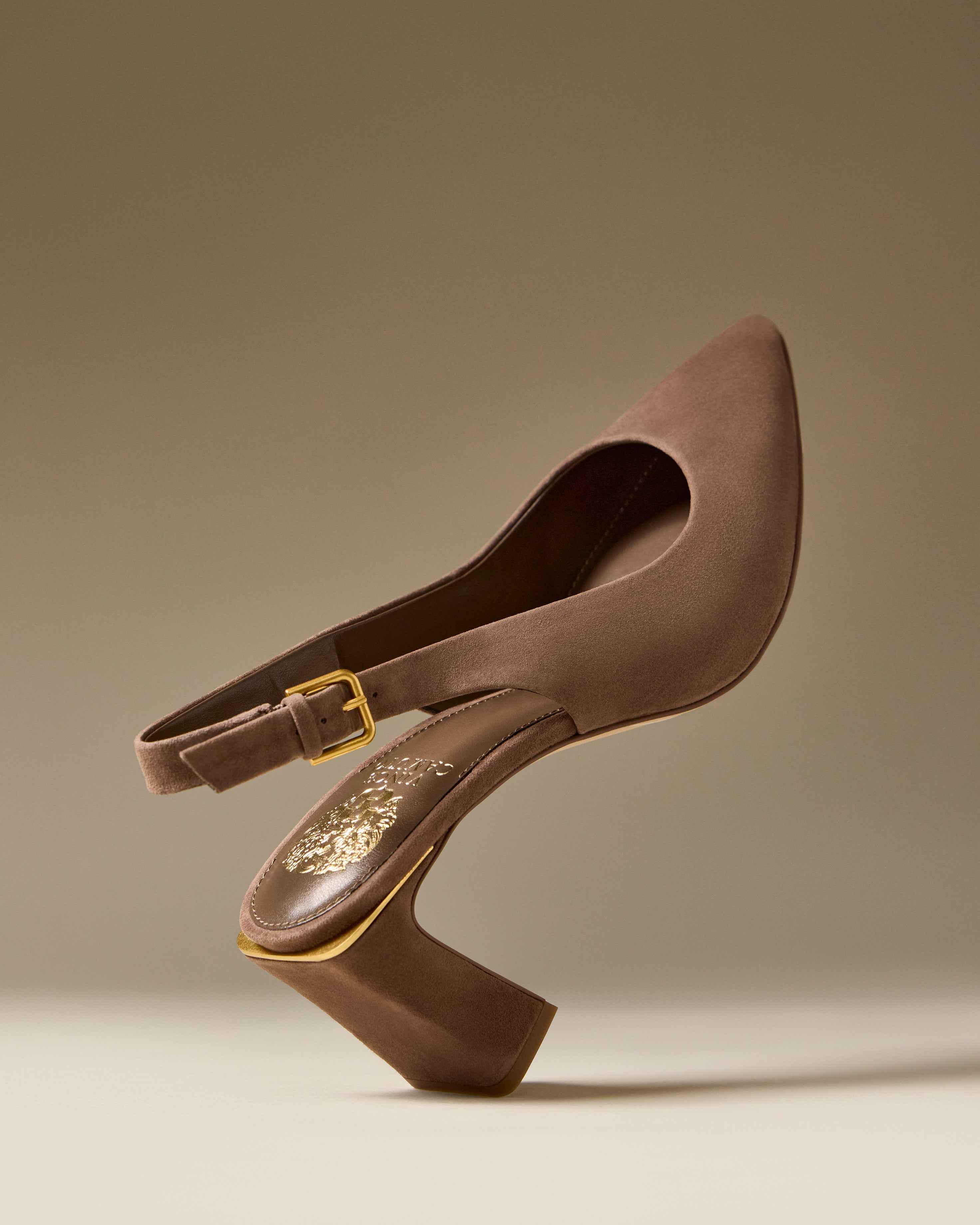 Hamden Buckle Slingback - Toasted Taupe - Vince Camuto