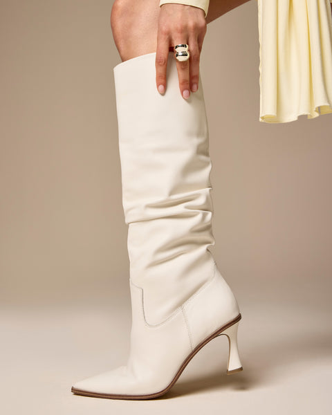 Kindre Narrow Calf Slouchy Knee High Boot