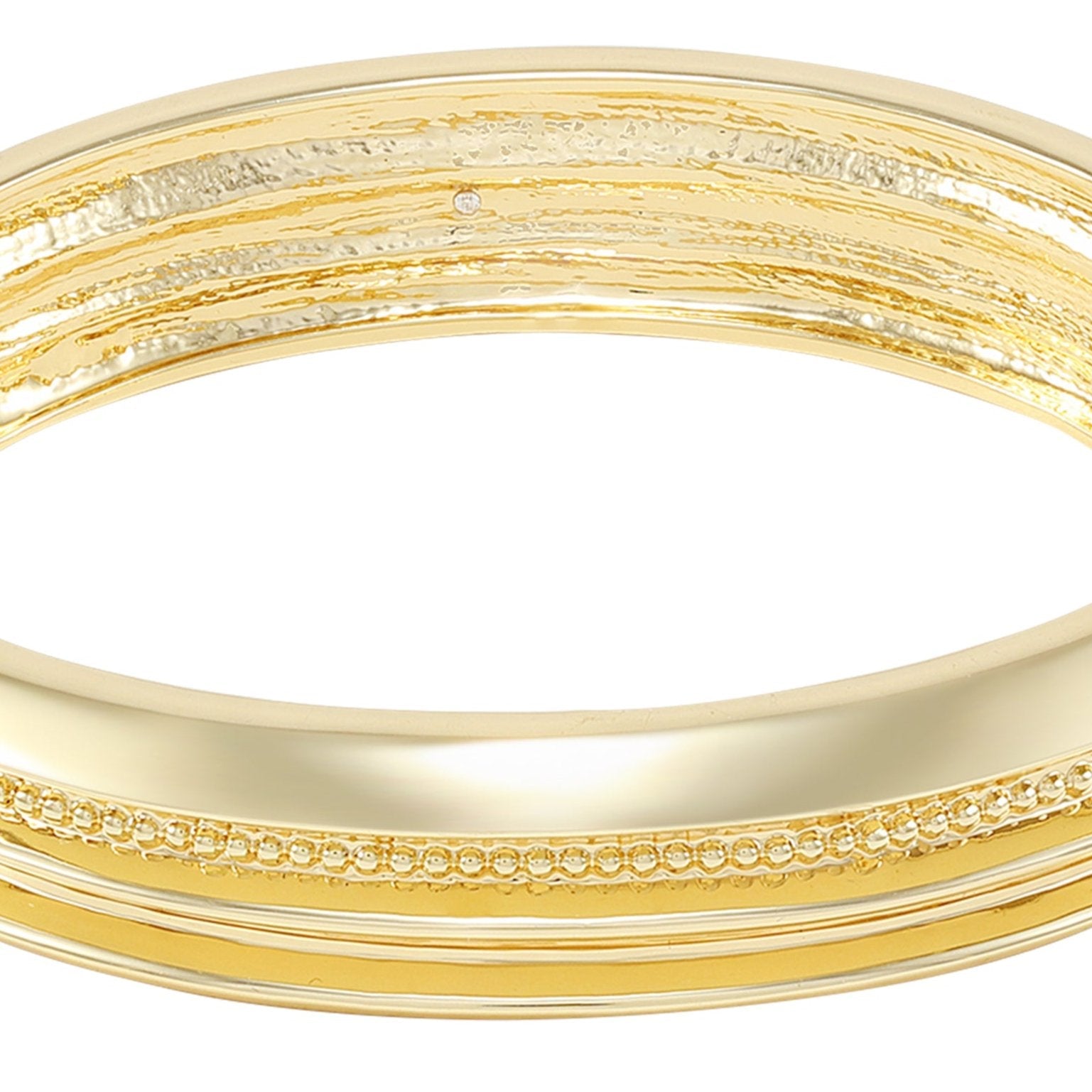 Goldtone Textured Hinge Bracelet - Gold Tone - Vince Camuto