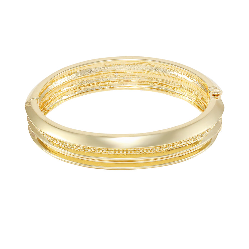 Goldtone Textured Hinge Bracelet - Gold Tone - Vince Camuto