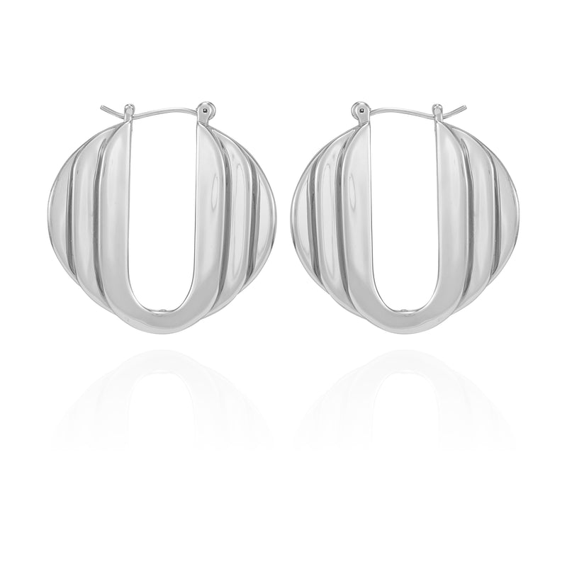 Stacked Link Hoop Earrings - Vince Camuto