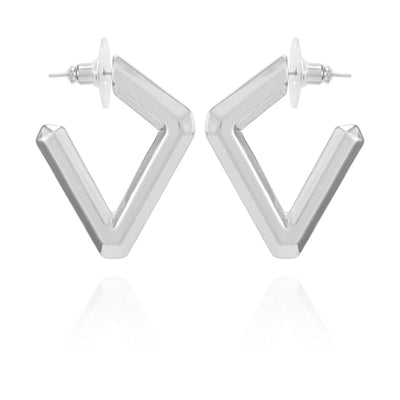 Diamond Shaped Hoop Earrings - Vince Camuto