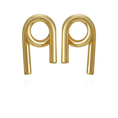 Goldtone Short Twisted Drop Earrings - Vince Camuto
