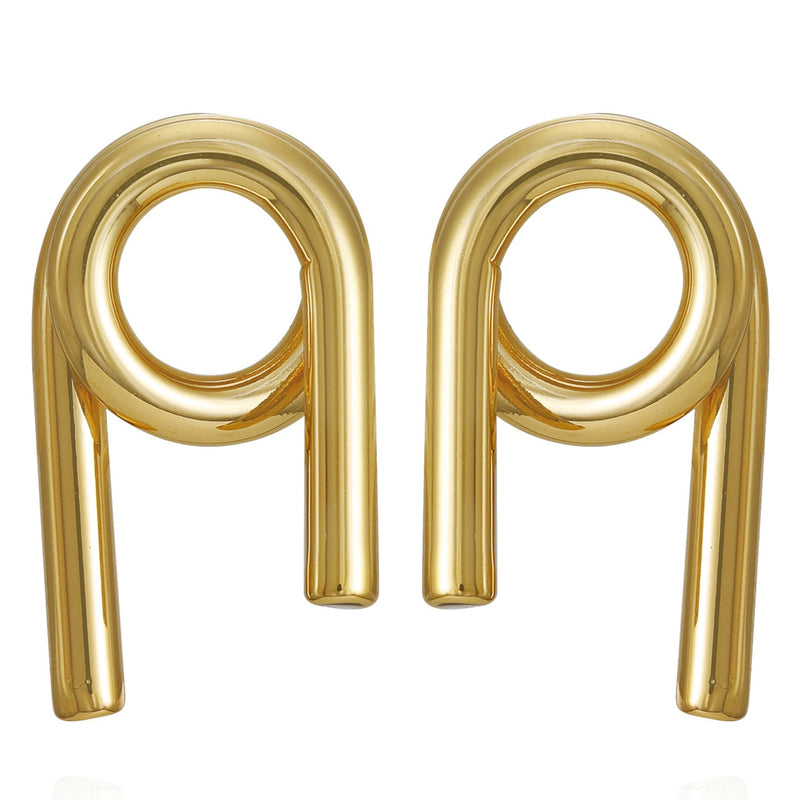 Goldtone Short Twisted Drop Earrings - Gold Tone - Vince Camuto