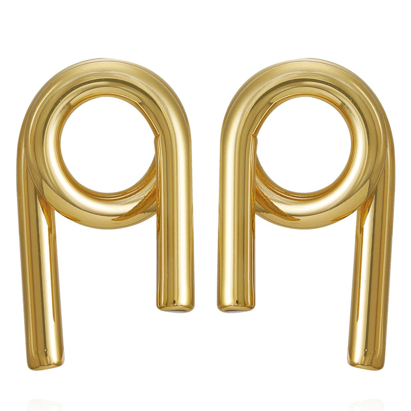 Goldtone Short Twisted Drop Earrings - Vince Camuto