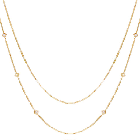 Goldtone Long Layered Necklace - Vince Camuto