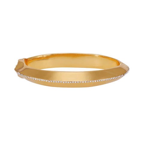 Goldtone Crystal Stone Hinge Bracelet - Vince Camuto