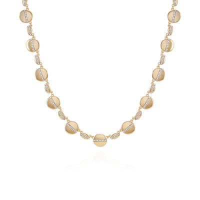 Goldtone Pave Multi-Coin Statement Necklace - Vince Camuto