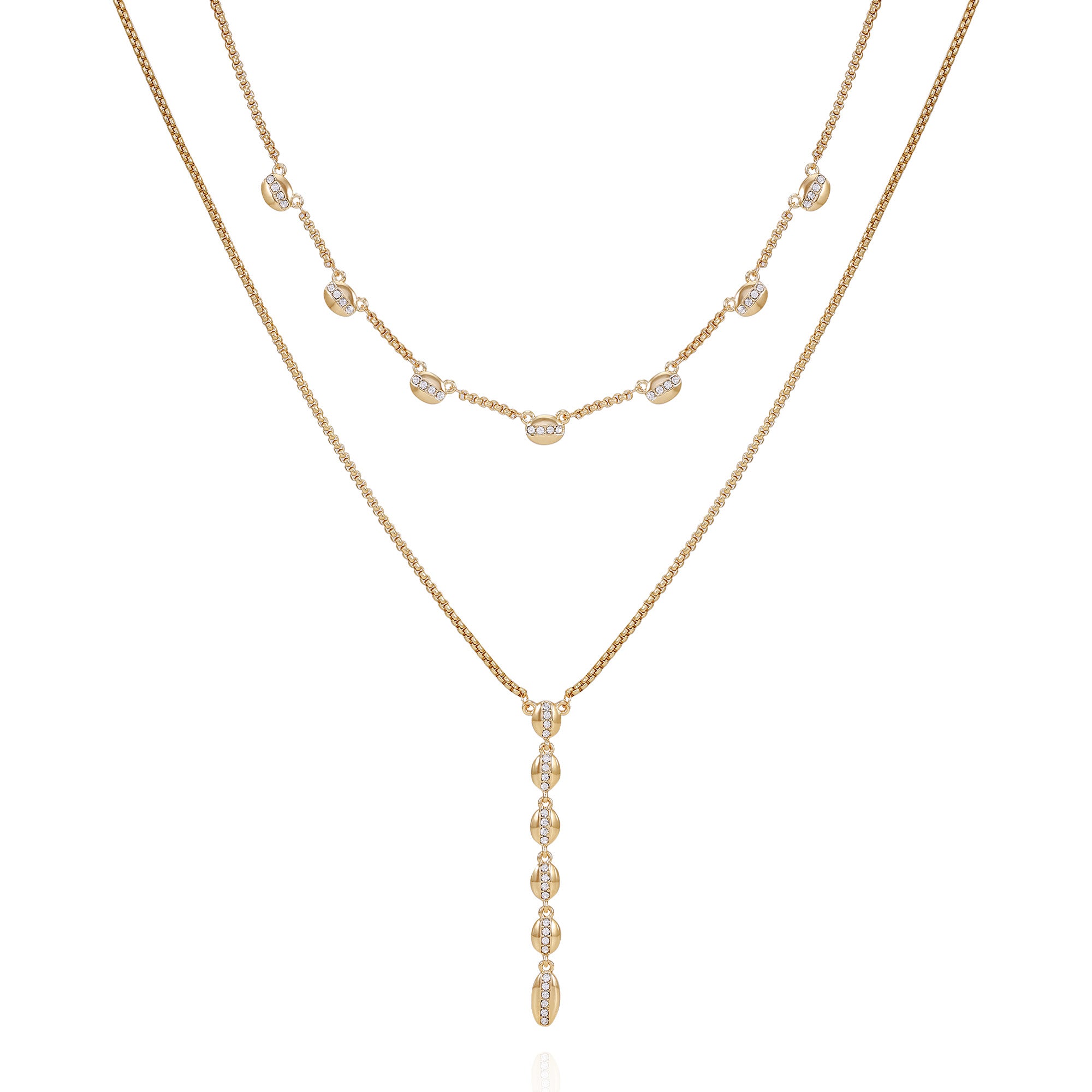Crystal Layered Necklace - Vince Camuto