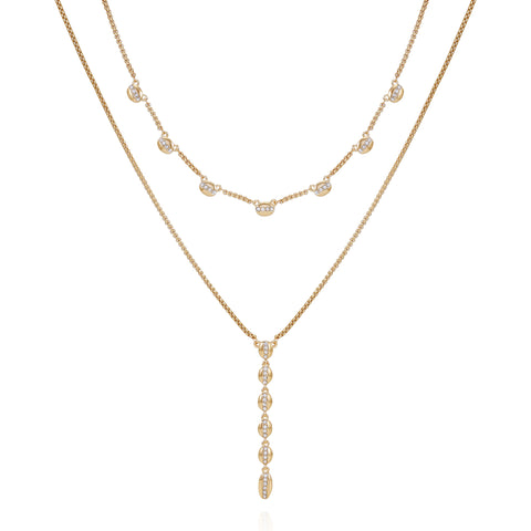 Crystal Layered Necklace - Vince Camuto