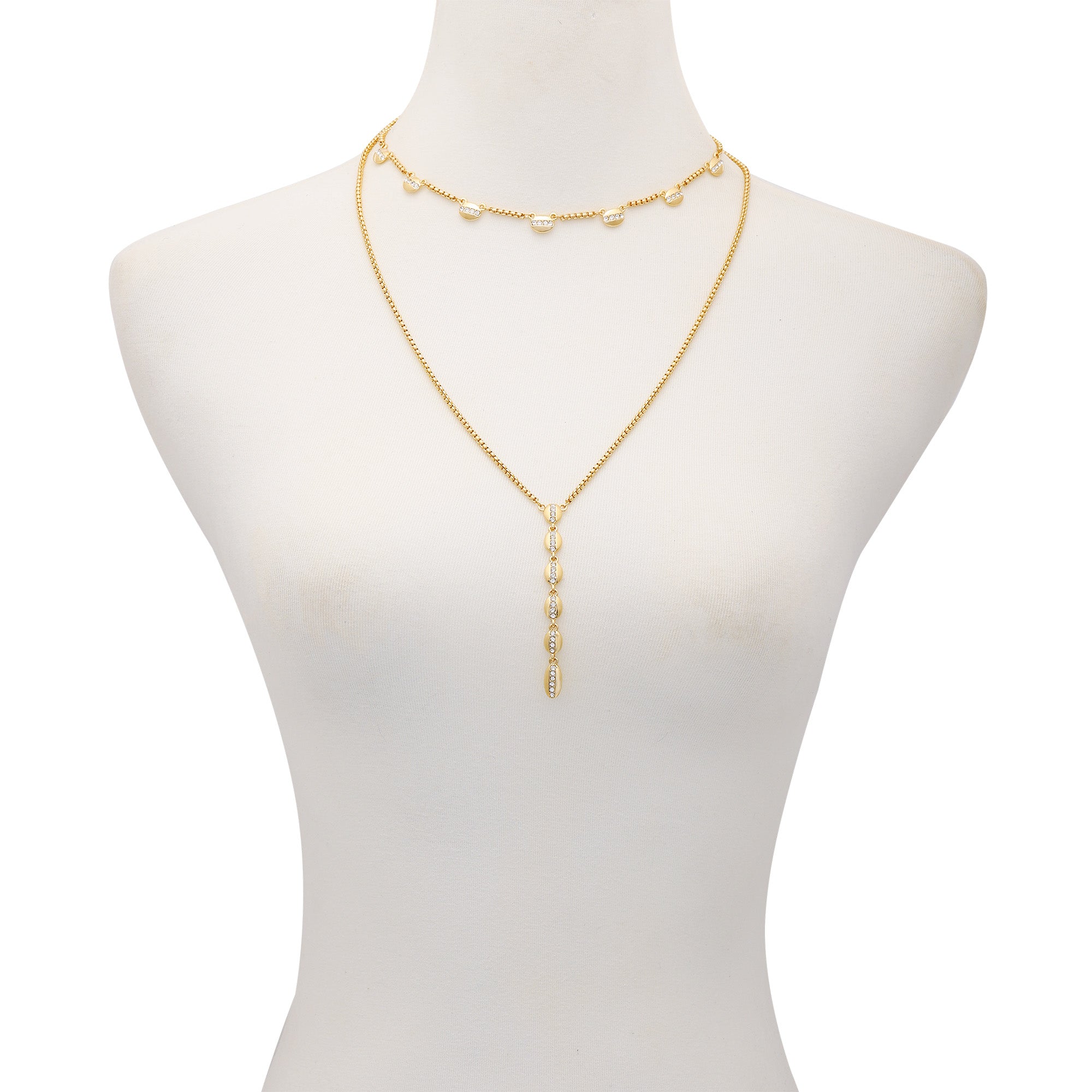 Crystal Layered Necklace - Vince Camuto
