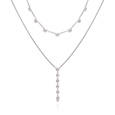 Crystal Layered Necklace - Vince Camuto