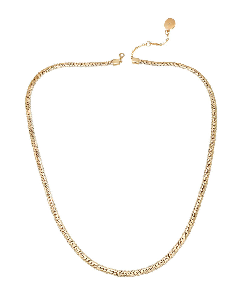Goldtone Fancy Curb Necklace - Gold Tone - Vince Camuto