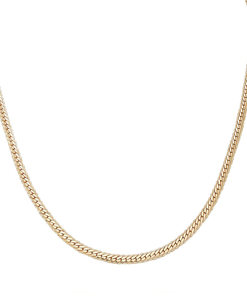 Goldtone Fancy Curb Necklace - Gold Tone - Vince Camuto