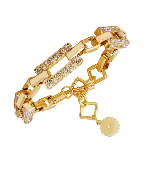 Goldtone Pave Link Toggle Bracelet - Gold Tone - Vince Camuto