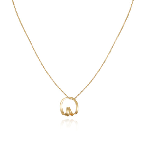 Goldtone Herringbone Chain Long Necklace - Vince Camuto