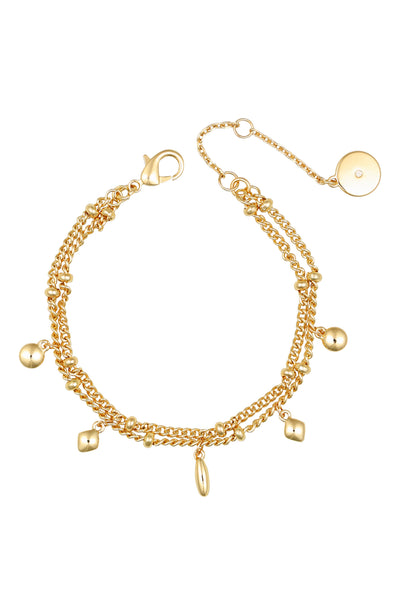 Goldtone Multi Charm Bracelet - Gold Tone - Vince Camuto