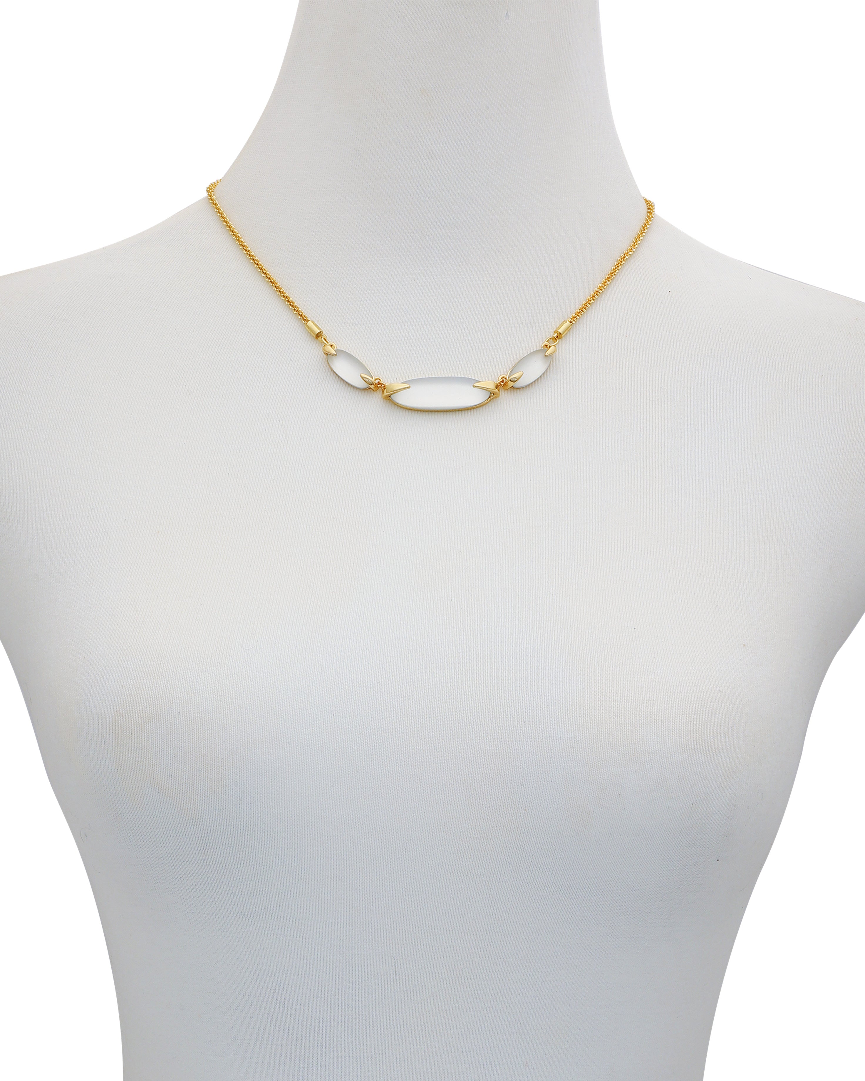 Goldtone Stone Collar Necklace - Vince Camuto