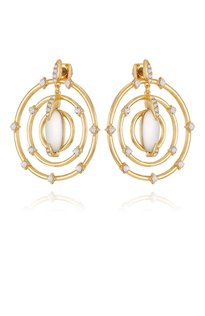 Statement Goldtone & Crystal Drop Earrings - Gold Tone - Vince Camuto