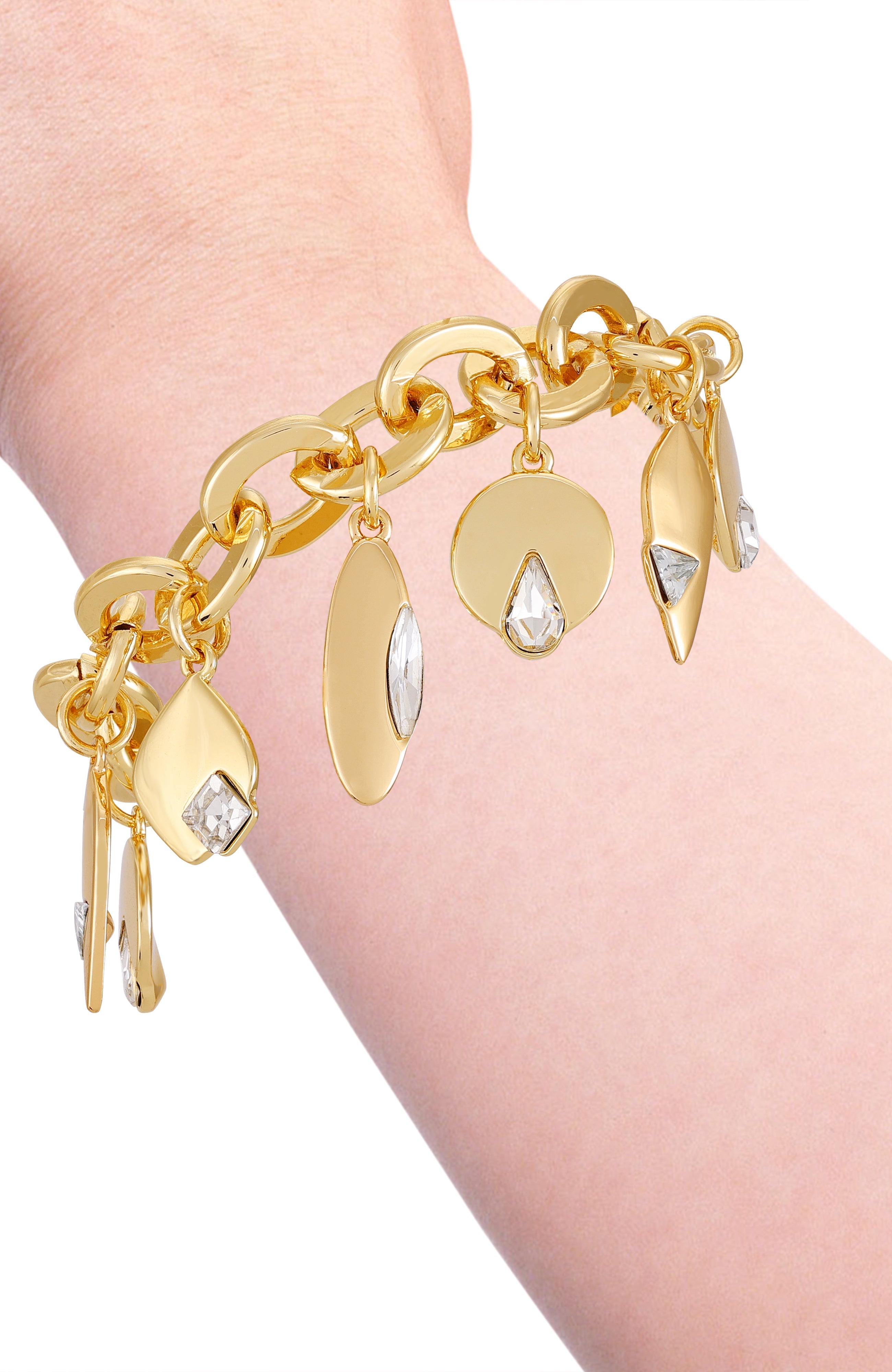 Goldtone Charm Bracelet - Vince Camuto