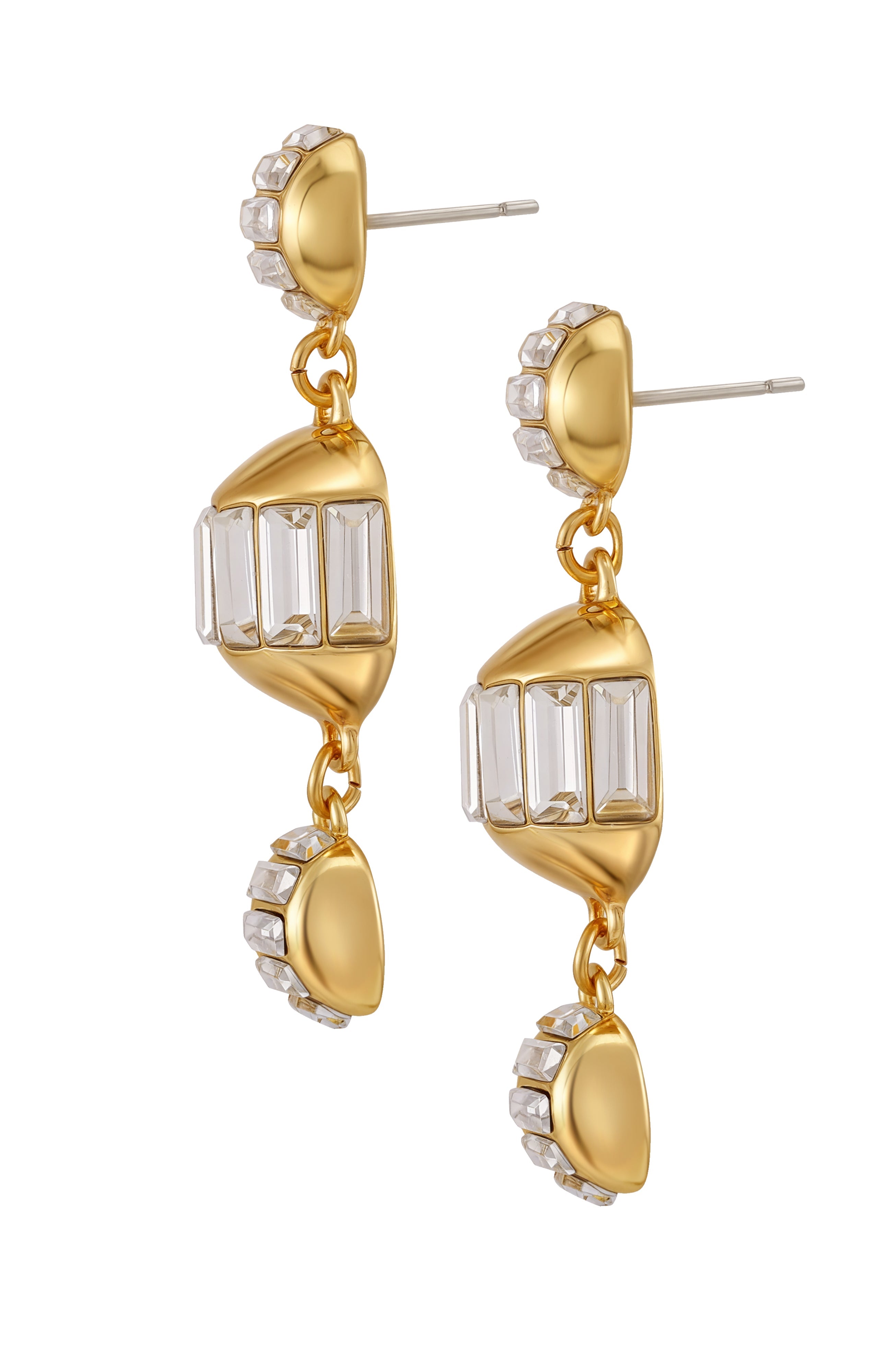 Goldtone Crystal Sphere Drop Earrings - Gold Tone - Vince Camuto