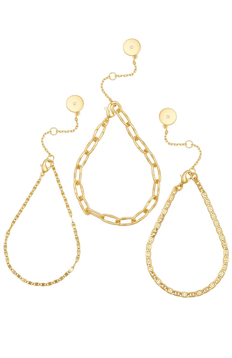 Stackable Bracelet Set - Gold Tone - Vince Camuto