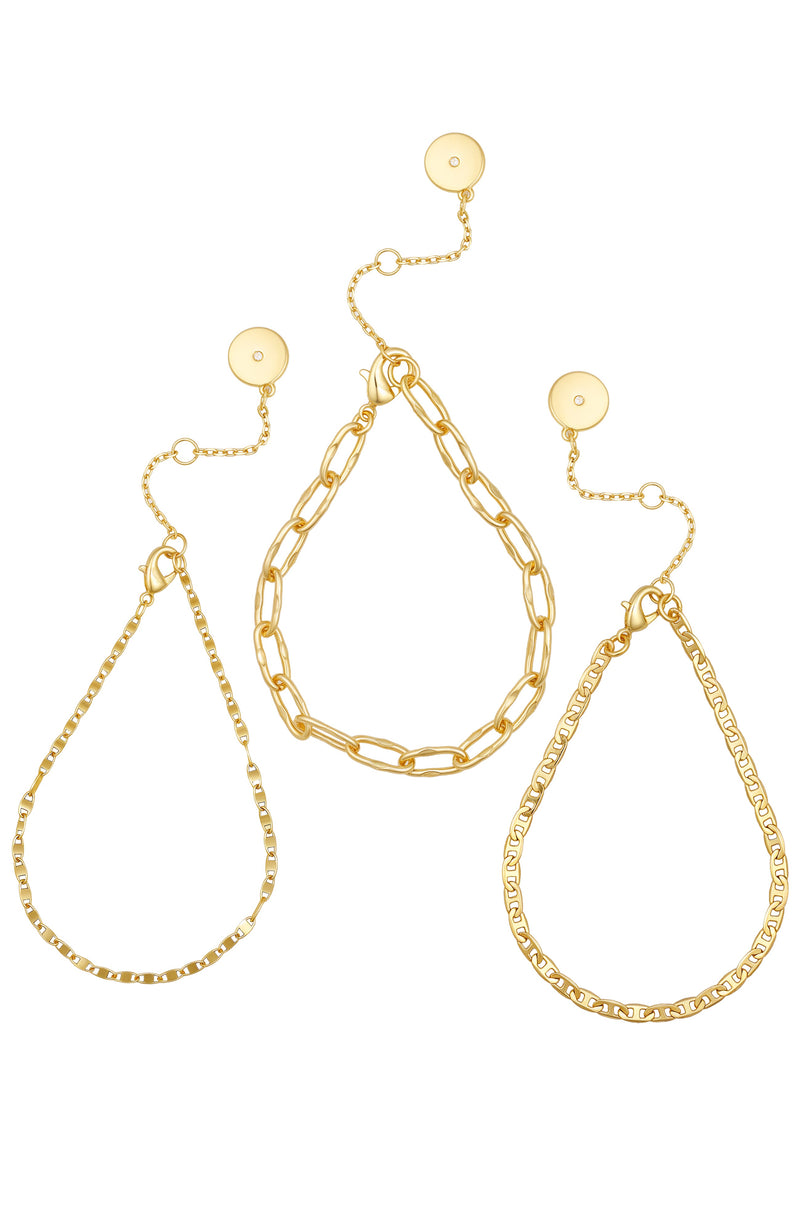Stackable Bracelet Set - Gold Tone - Vince Camuto