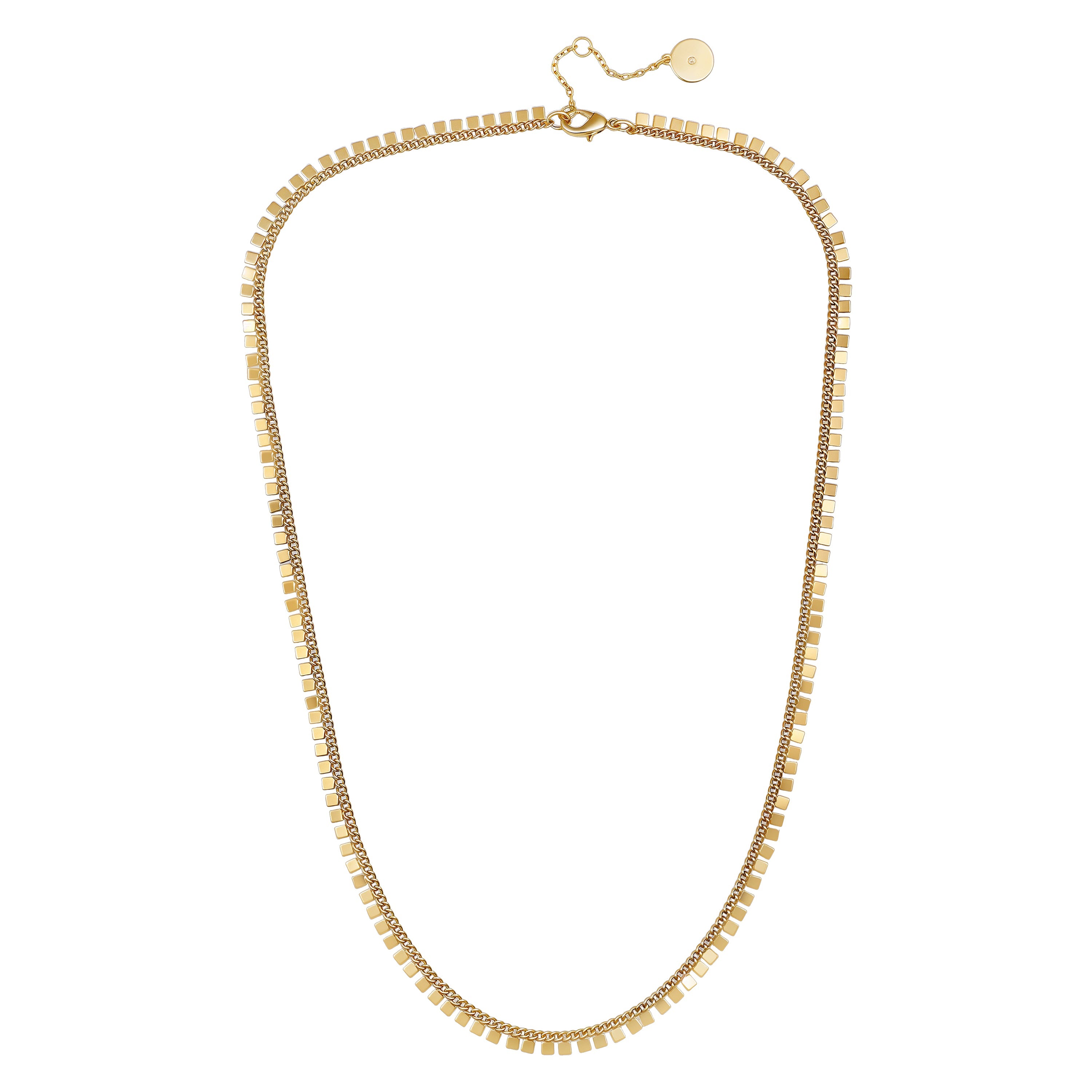 Geometric Chain Necklace - Gold Tone - Vince Camuto
