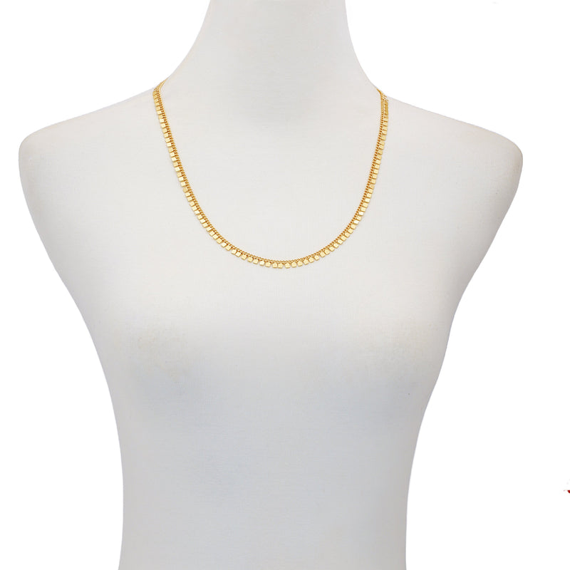 Geometric Chain Necklace - Gold Tone - Vince Camuto