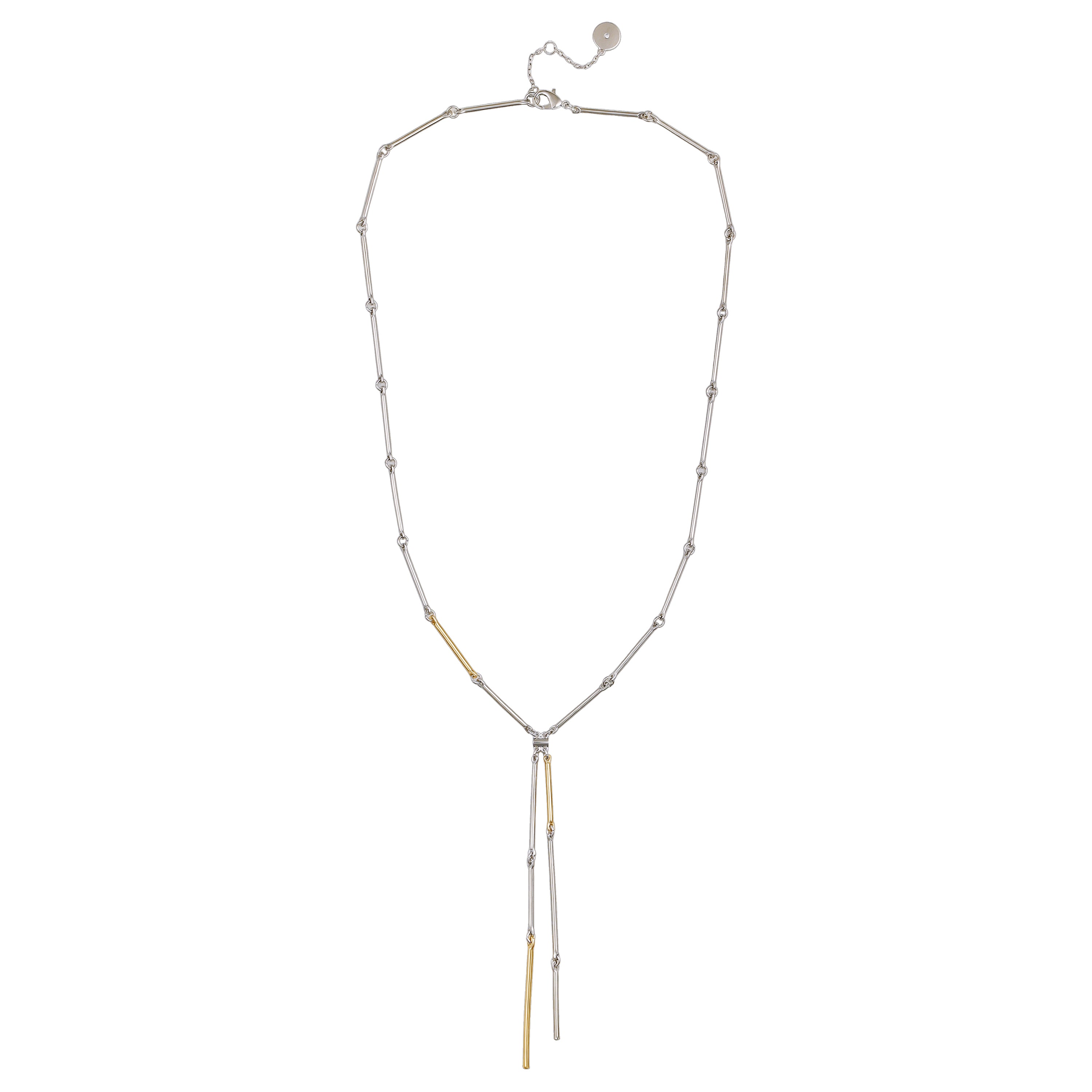 Two Tone Bar Pendant Necklace - Two Tone - Vince Camuto