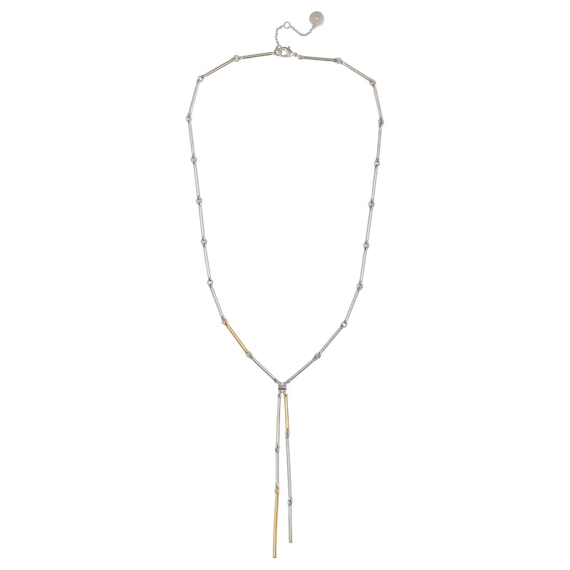 Two Tone Bar Pendant Necklace - Two Tone - Vince Camuto