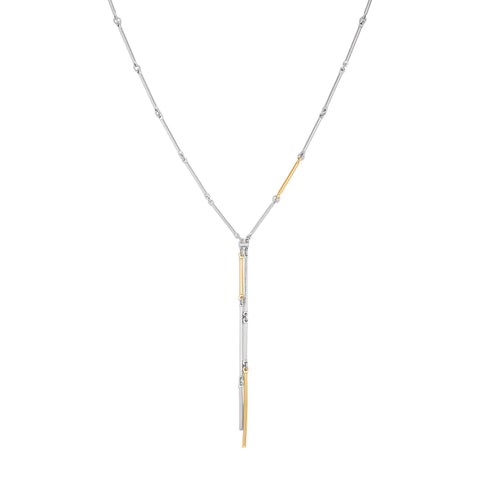 Two Tone Bar Pendant Necklace - Two Tone - Vince Camuto