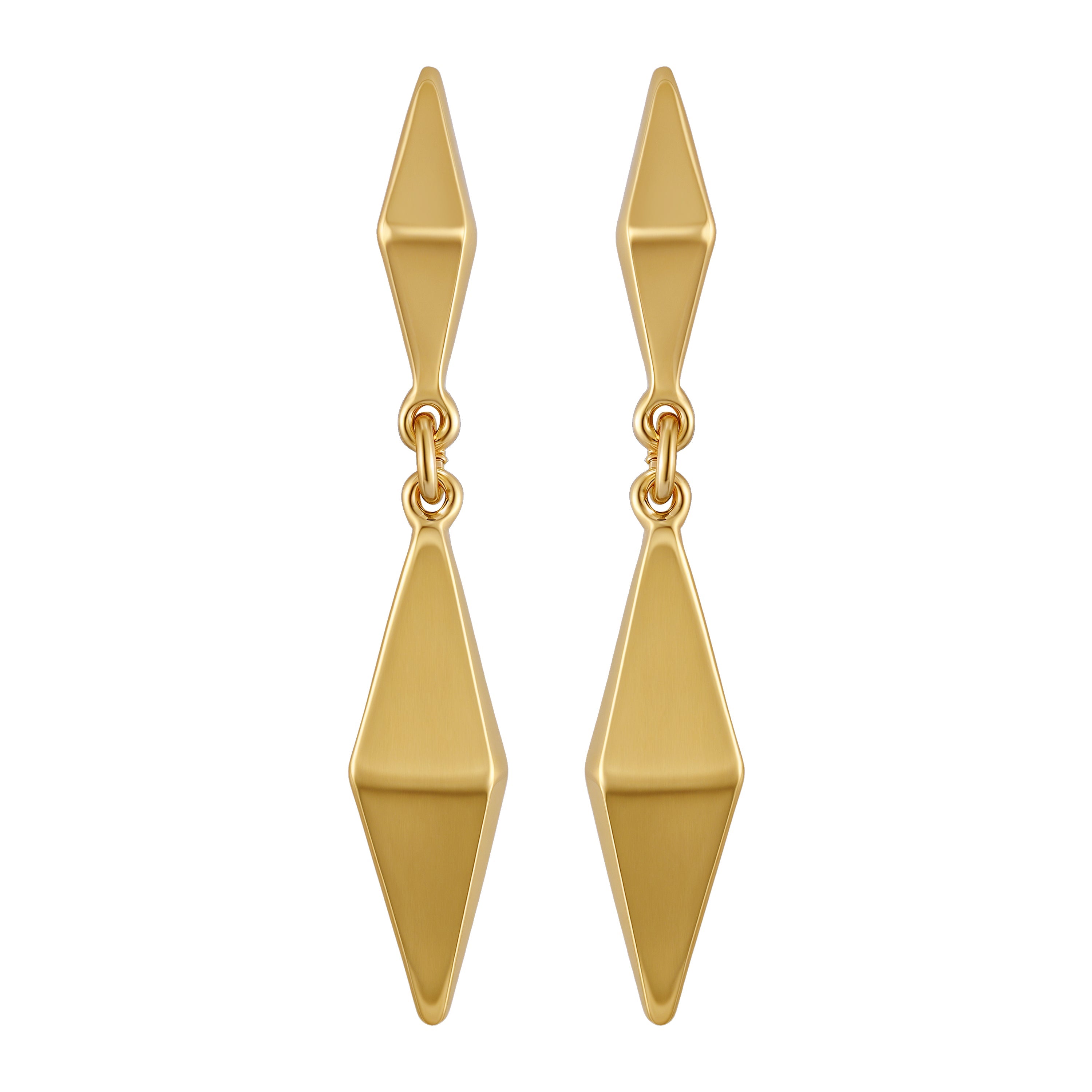 Geometric Goldtone Drop Earrings - Gold Tone - Vince Camuto