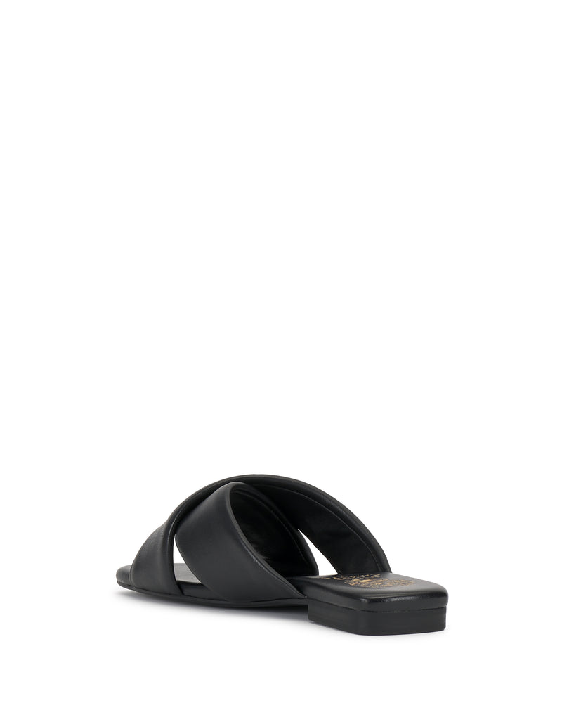 Adisey Cross-Band Sandal - Black - Vince Camuto