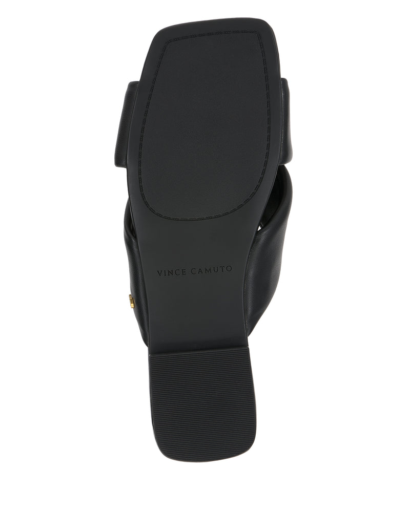 Adisey Cross-Band Sandal - Black - Vince Camuto