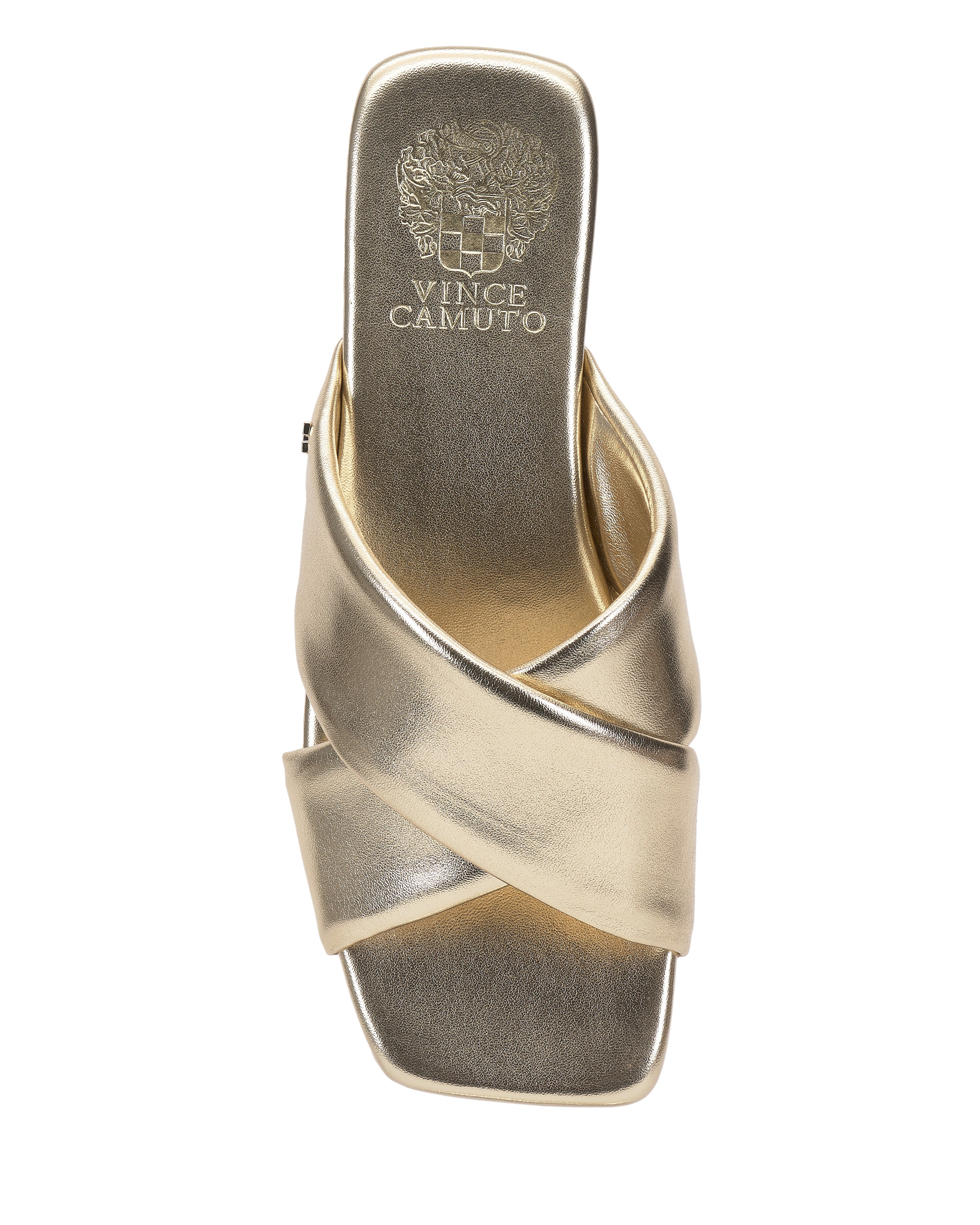 Adisey Cross-Band Sandal - Egyptian Gold - Vince Camuto