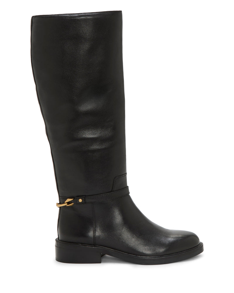 Adria Extra Wide Calf Knee High Boot - Black - Vince Camuto