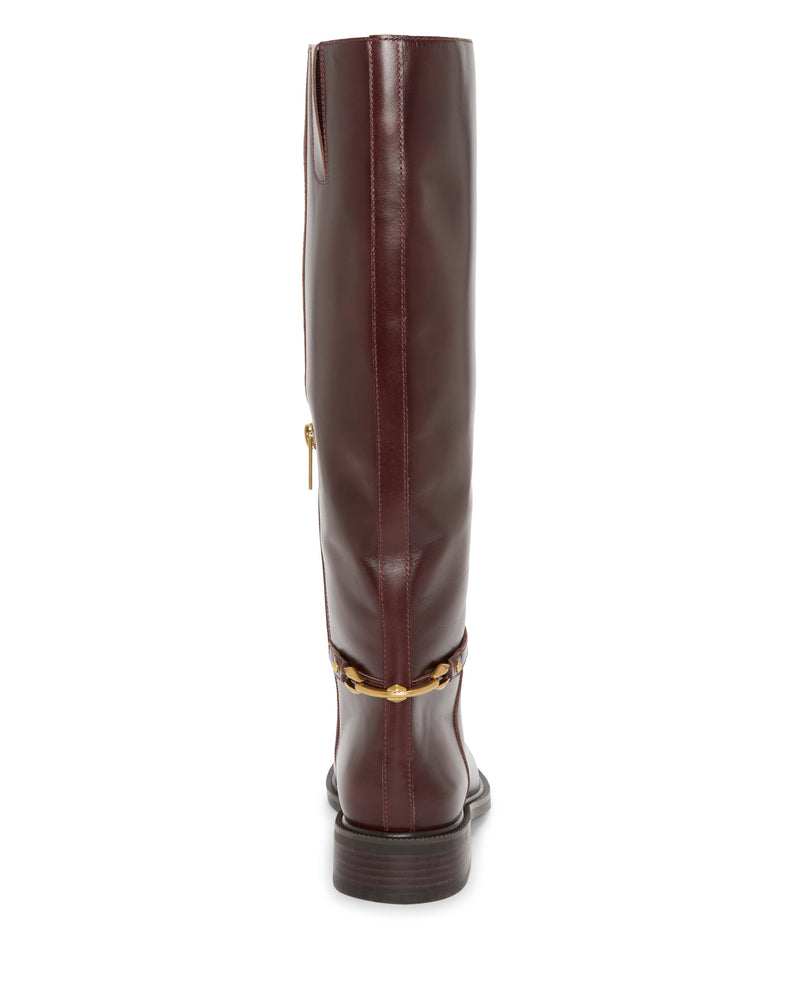 Adria Extra Wide Calf Knee High Boot - Rich Mahogany - Vince Camuto