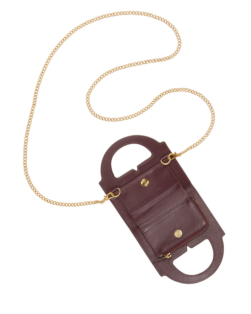 Aleah Crossbody Wallet - Red Currant - Vince Camuto